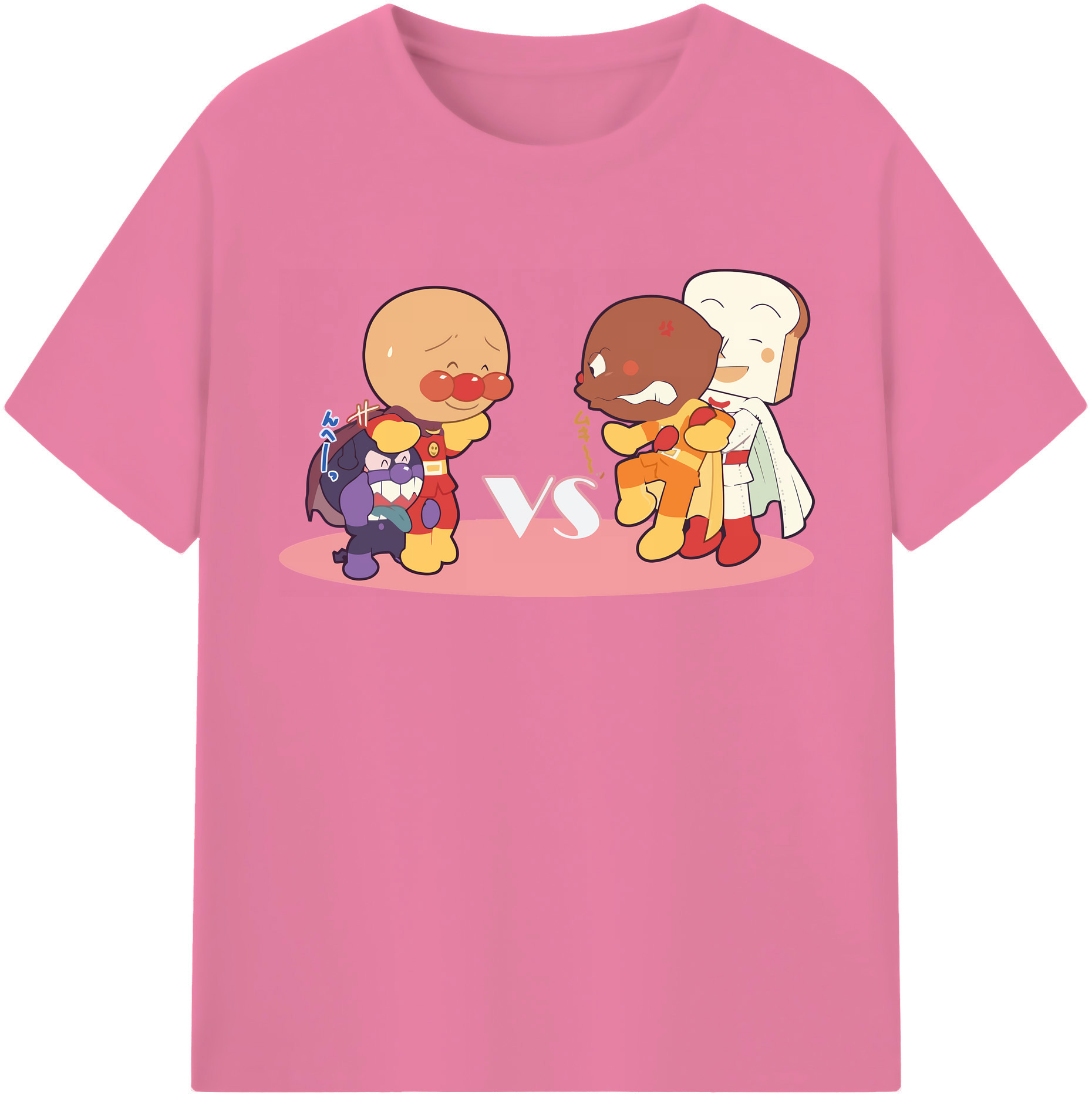 （画像用） アンパンマン Anpanman 綿100％半袖Tシャツ（フロントプリント）